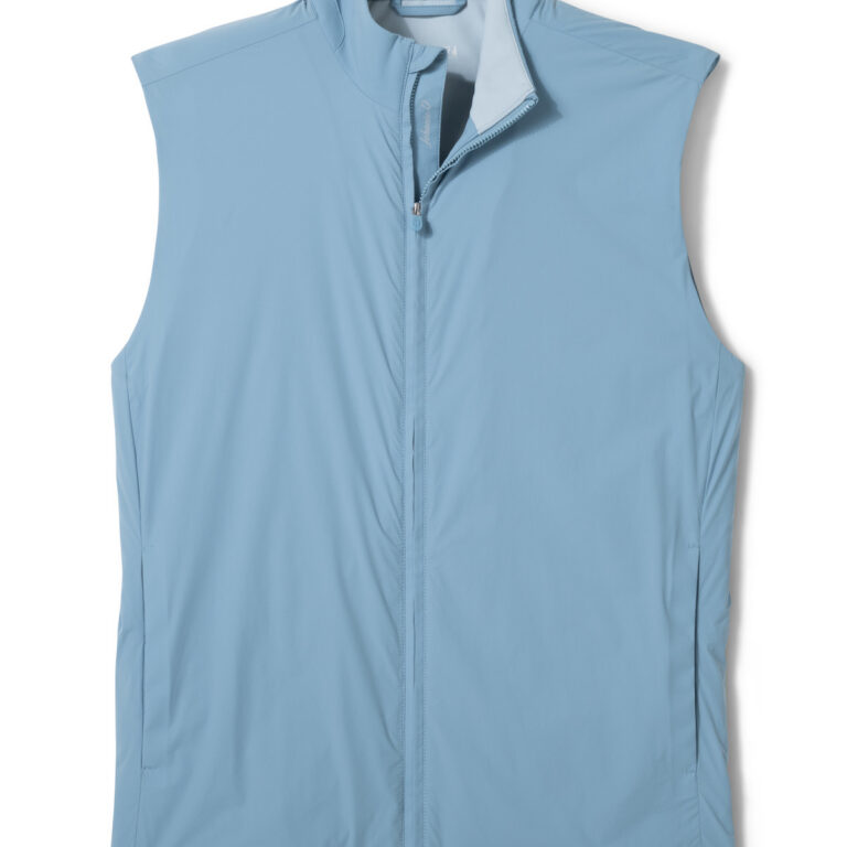 Johnnie-O Flex Stretch Vest in Carbon Fiber