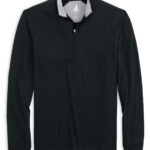 Johnnie-O Freeborne Performance Quarter-Zip in Black