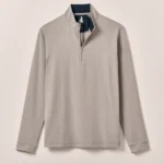 Johnnie-O Freeborne Performance Quarter-Zip in Seal