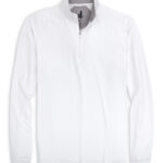 Johnnie-O Freeborne Performance Quarter-Zip in White
