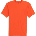 Johnnie-O Heathered Spencer Polo in Orange 3