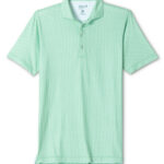 Johnnie-O Hex Performance Polo in Kelly Green