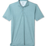 Johnnie-O Hex Performance Polo in Midnight Green