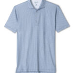 Johnnie-O Hex Performance Polo in Midnight Navy