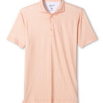 Johnnie-O Hex Performance Polo in Orange 1