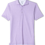 Johnnie-O Hex Performance Polo in Purple 1