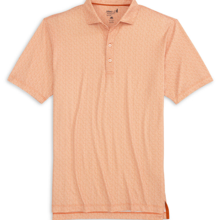 Johnnie-O Hinson Performance Polo in Burnt Orange 2