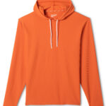Johnnie-O Hoppin Performance Hoodie in Burnt Orange 2