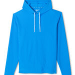 Johnnie-O Hoppin Performance Hoodie in Iris Blue