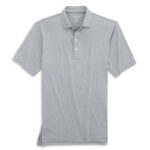 Johnnie-O Huronn Featherweight Polo in Light Gray