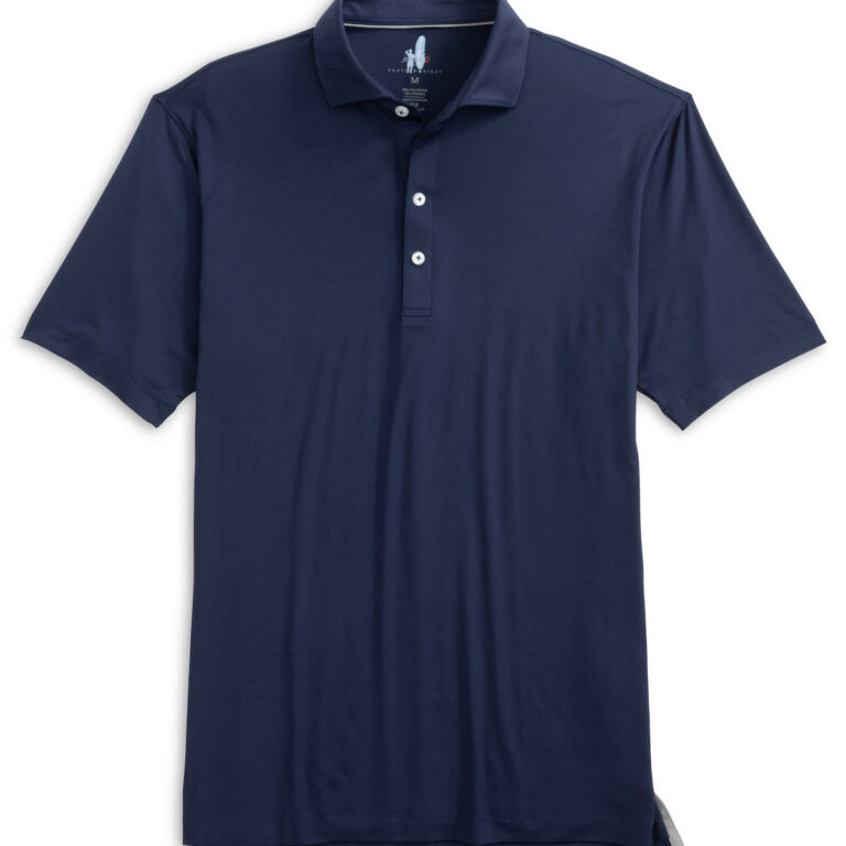 Johnnie-O Huronn Featherweight Polo in Navy 2