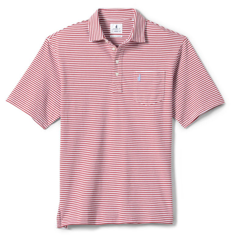 Johnnie-O Jacks Stripe Polo in Bronco