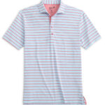 Johnnie-O Kerwin Striped Polo in Kona