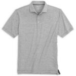 Johnnie-O Lyndonn Striped Polo in Charcoal