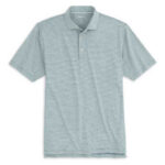 Johnnie-O Lyndonn Striped Polo in Green 1