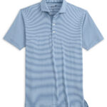 Johnnie-O Lyndonn Striped Polo in Kona Lake
