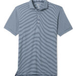 Johnnie-O Lyndonn Striped Polo in Navy Tonal