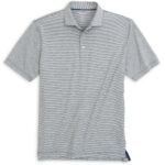 Johnnie-O Lyndonn Youth Polo in Heather Twilight