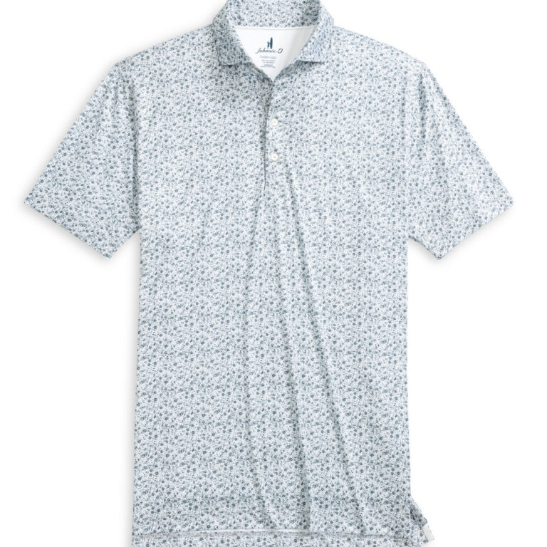 Johnnie-O Marietta Featherweight Polo in Heather Black