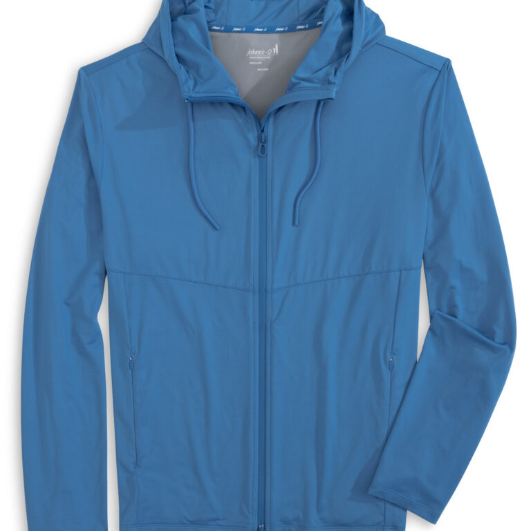 Johnnie-O Marshal Windbreaker in Barrels Blue