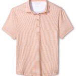 Johnnie-O Maxine Women’s Polo in Burnt Orange 2