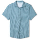 Johnnie-O Maxine Women’s Polo in Midnight Green