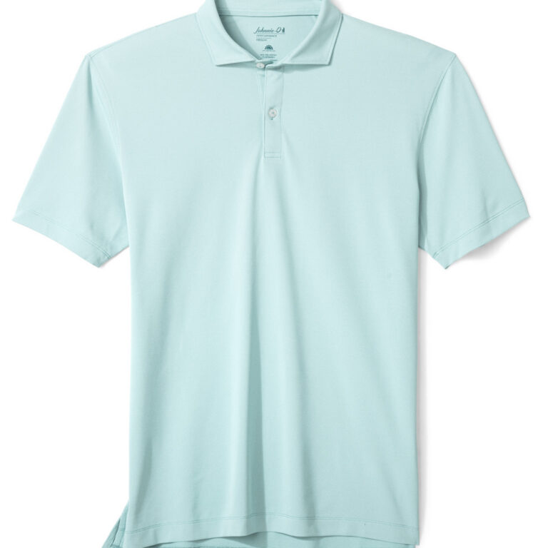 Johnnie-O Mesh Solid Performance Polo in Sublime