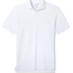 Johnnie-O Mesh Solid Performance Polo in White