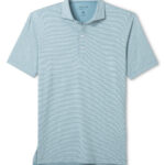 Johnnie-O Michael Performance Polo in Carbon Navy