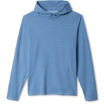 Johnnie-O Pebble Hoodie in Carbon Fiber