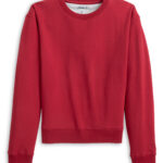 Johnnie-O Penny Women’s Crewneck Sweatshirt in Crimson