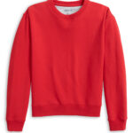 Johnnie-O Penny Women’s Crewneck Sweatshirt in Red 1