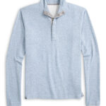 Johnnie-O Ransel Snap Pullover in Maliblu