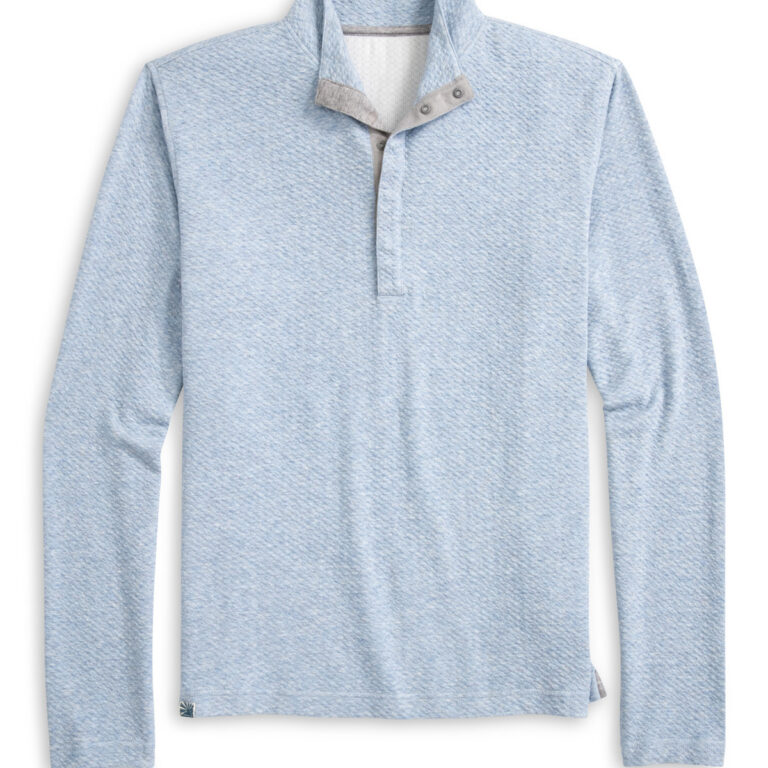 Johnnie-O Ransel Snap Pullover in Maliblu
