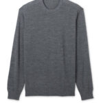 Johnnie-O Ronald Merino Crewneck Sweater in Shadow