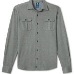 Johnnie-O Sequoia Twill Shirt in Forest