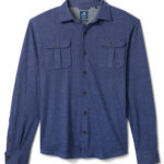 Johnnie-O Sequoia Twill Shirt in Twilight