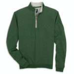 Johnnie-O Sully Junior Quarter-Zip in Green 1