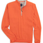 Johnnie-O Sully Junior Quarter-Zip in Orange 3