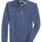 Johnnie-O Sully Junior Quarter-Zip in Sapphire
