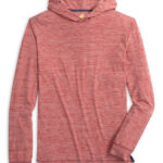 Johnnie-O Talon Lightweight Hoodie in Crimson