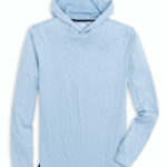Johnnie-O Talon Lightweight Hoodie in Gulf Blue