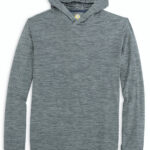 Johnnie-O Talon Lightweight Hoodie in Heather Black