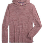 Johnnie-O Talon Lightweight Hoodie in Maroon 1