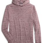 Johnnie-O Talon Lightweight Hoodie in Maroon 3