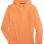 Johnnie-O Talon Lightweight Hoodie in Orange 1