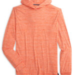 Johnnie-O Talon Lightweight Hoodie in Orange 3