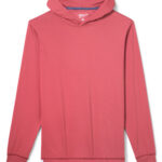 Johnnie-O Talon Lightweight Hoodie in Racing Red