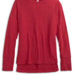 Johnnie-O Valerie Women’s Tee in Crimson