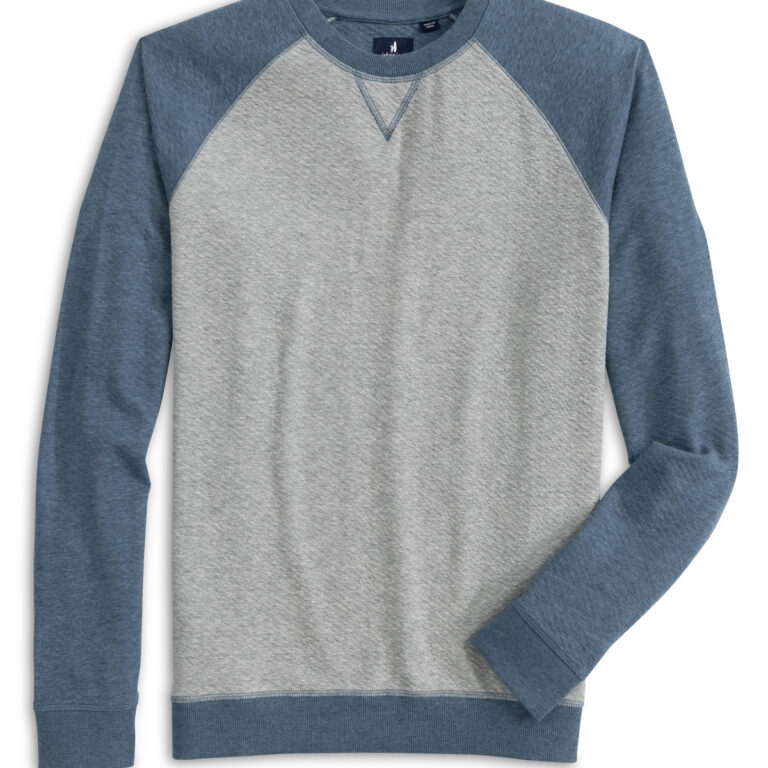 Johnnie-O Weyburn Sweatshirt in Light Gray